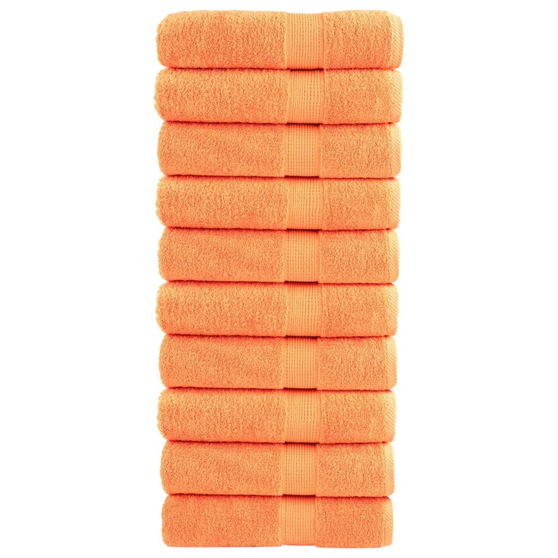 Load image into Gallery viewer, Vidaxl handdoeken solund 10 st 600 g m² 50x100 cm oranje
