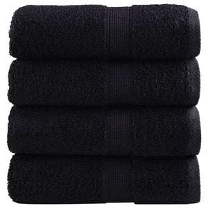 Vidaxl gastendoekjes solund 4 st 600 g m² 30x50 cm zwart