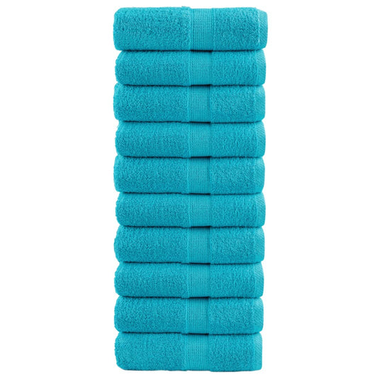 Vidaxl gastendoekjes solund 10 st 600 g m² 30x50 cm turquoise