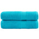 Vidaxl handdoeken solund 2 st 600 g m² 50x100 cm turquoise