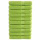 Vidaxl handdoeken solund 10 st 600 g m² 100x200 cm appelgroen