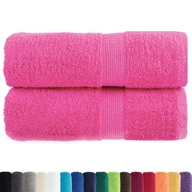 Vidaxl gastendoekjes solund 2 st 600 g m² 30x50 cm roze