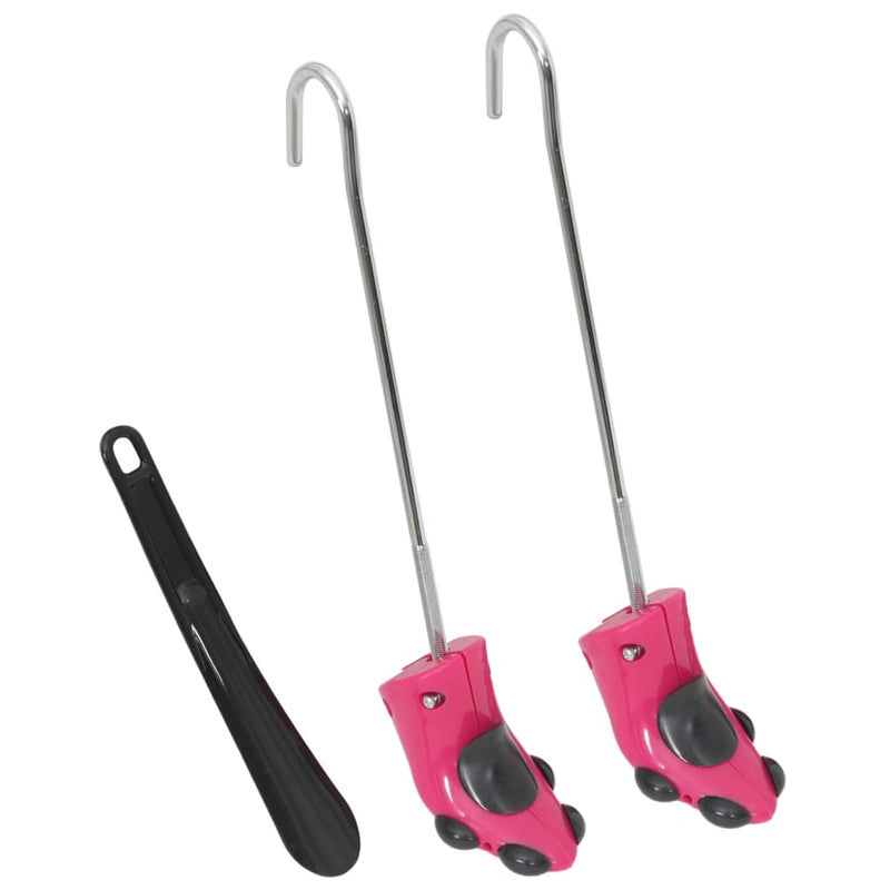 Load image into Gallery viewer, Vidaxl schoenspanners met schoenlepel eu 34-40 kunststof roze
