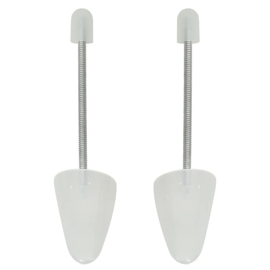 Vidaxl schoenspanners 5 paar eu 35-38 kunststof wit