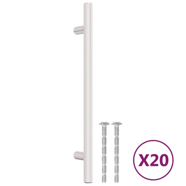 Vidaxl handvatten 20 st 160 mm roestvrij staal zilverkleurig