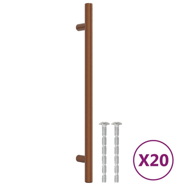 Vidaxl handvatten 20 st 192 mm roestvrij staal bronskleurig