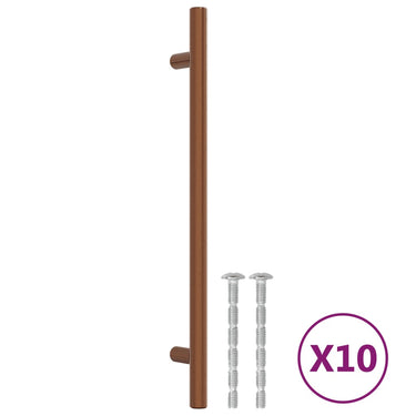 Vidaxl handvatten 10 st 192 mm roestvrij staal bronskleurig