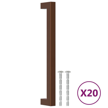 Vidaxl handvatten 20 st 192 mm roestvrij staal bronskleurig