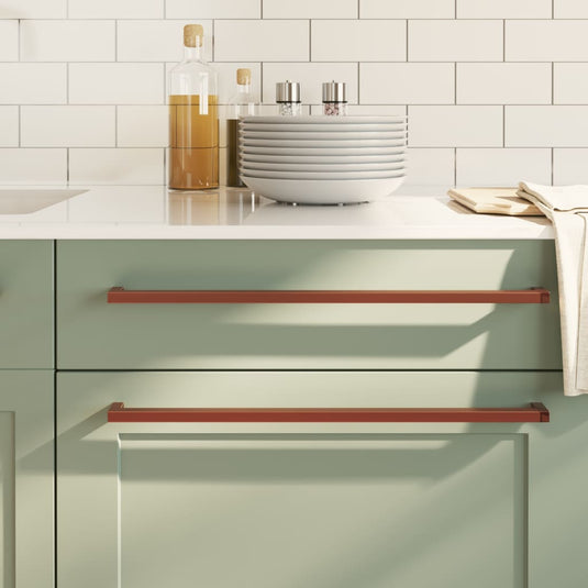 Vidaxl handvatten 10 st 480 mm roestvrij staal bronskleurig