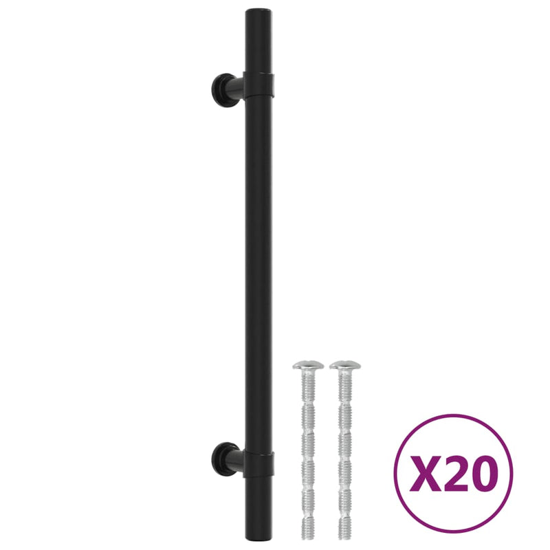 Load image into Gallery viewer, VidaXL Handvatten 20 st 160 mm roestvrij staal zwart
