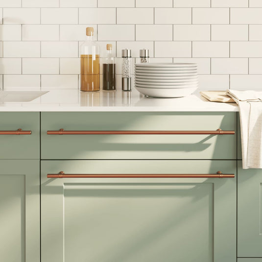 Vidaxl handvatten 20 st 480 mm roestvrij staal bronskleurig