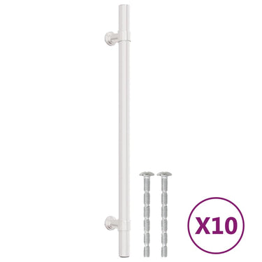 Vidaxl handvatten 10 st 192 mm roestvrij staal zilverkleurig