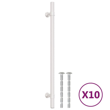 Vidaxl handvatten 10 st 224 mm roestvrij staal zilverkleurig