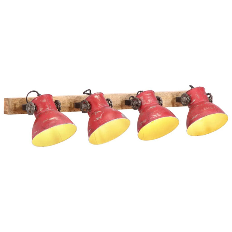 Load image into Gallery viewer, Vidaxl wandlamp 25 w e27 90x25 cm verweerd rood
