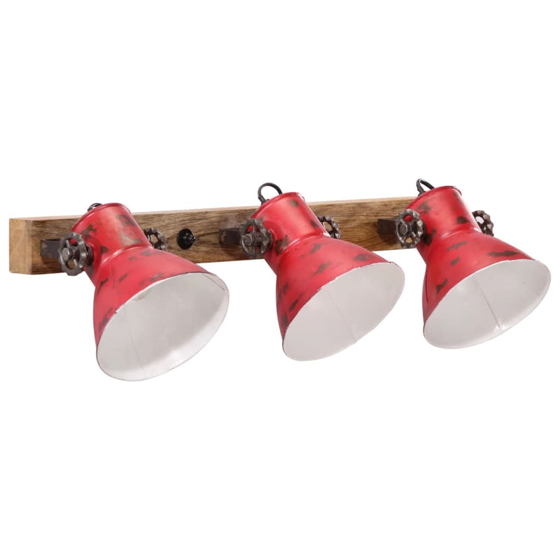 Load image into Gallery viewer, Vidaxl wandlamp 25 w e27 65x25 cm verweerd rood
