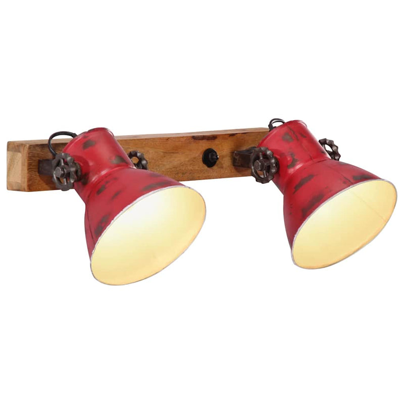 Load image into Gallery viewer, Vidaxl wandlamp 25 w e27 45x25 cm verweerd rood
