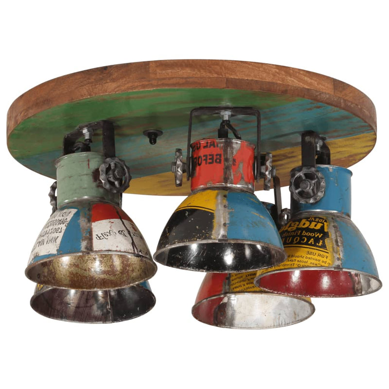Afbeelding laden in galerijviewer, Vidaxl plafondlamp 25 w e27 50x50x25 cm meerkleurig
