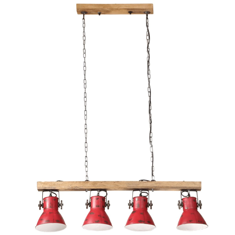 Load image into Gallery viewer, Vidaxl plafondlamp 25 w e27 90x24x111 cm verweerd rood
