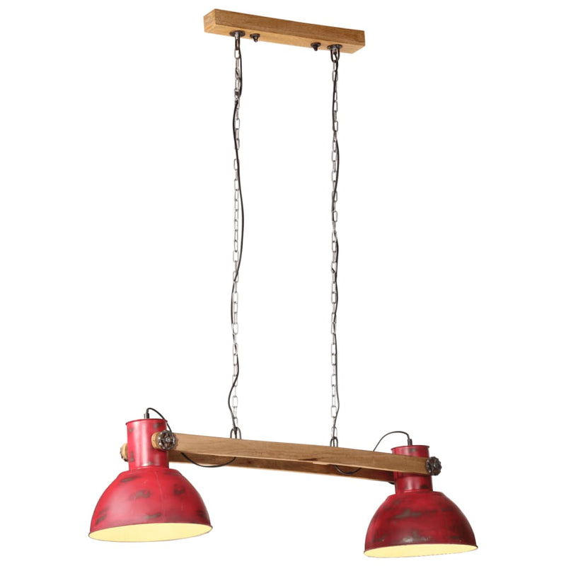 Load image into Gallery viewer, Vidaxl hanglamp 25 w e27 85x28x109 cm verweerd rood
