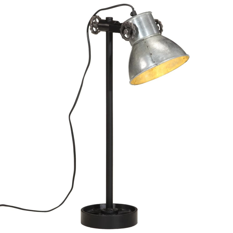 Load image into Gallery viewer, Vidaxl bureaulamp 25 w e27 15x15x55 cm vintage zilverkleurig

