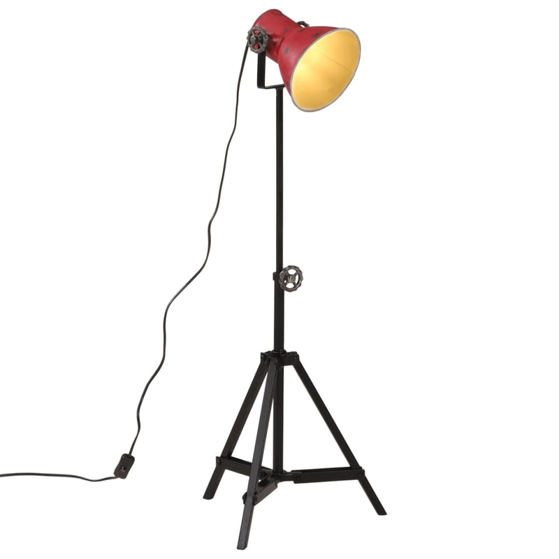 Load image into Gallery viewer, Vidaxl vloerlamp 25 w e27 35x35x65 95 cm verweerd rood
