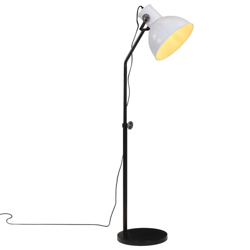 Load image into Gallery viewer, Vidaxl vloerlamp 25 w e27 30x30x90-150 cm wit

