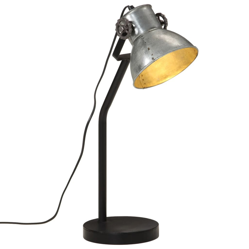 Load image into Gallery viewer, Vidaxl bureaulamp 25 w e27 17x17x60 cm vintage zilverkleurig
