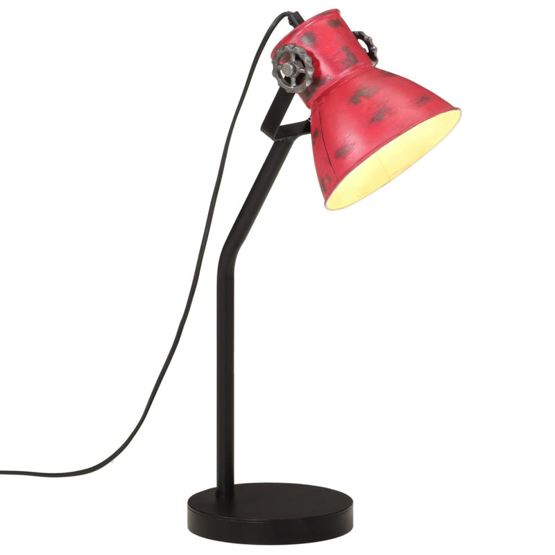 Load image into Gallery viewer, Vidaxl bureaulamp 25 w e27 17x17x60 cm verweerd rood
