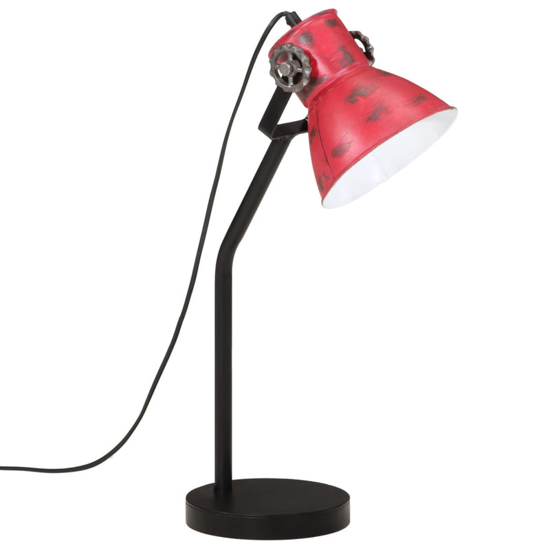 Load image into Gallery viewer, Vidaxl bureaulamp 25 w e27 17x17x60 cm verweerd rood
