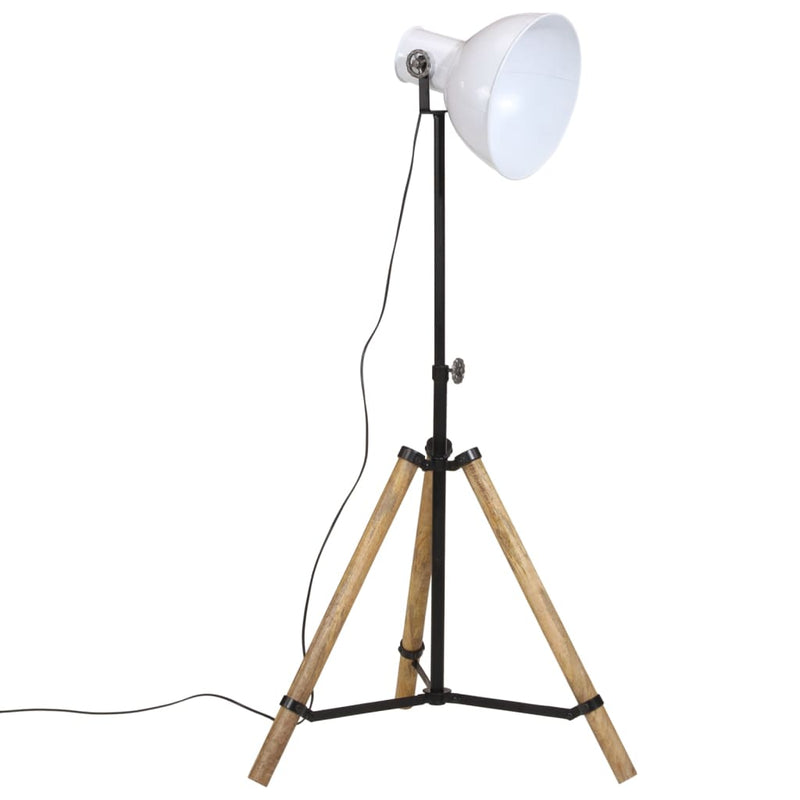 Load image into Gallery viewer, Vidaxl vloerlamp 25 w e27 75x75x90-150 cm wit
