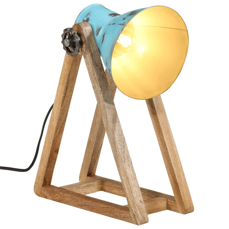 Load image into Gallery viewer, Vidaxl bureaulamp 25 w e27 30x17x40 cm verweerd blauw
