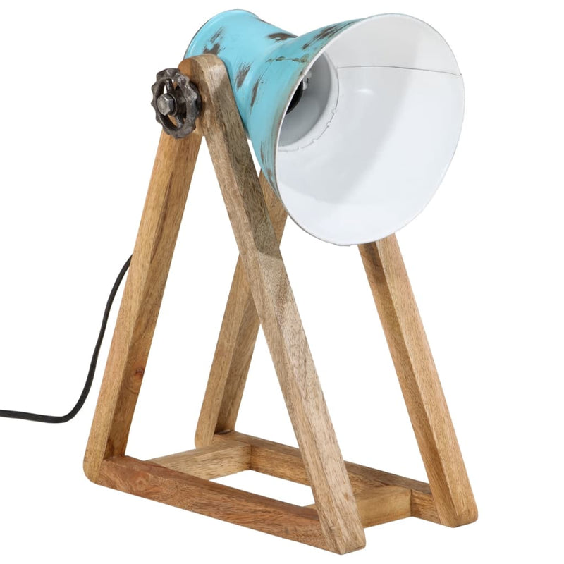 Load image into Gallery viewer, Vidaxl bureaulamp 25 w e27 30x17x40 cm verweerd blauw
