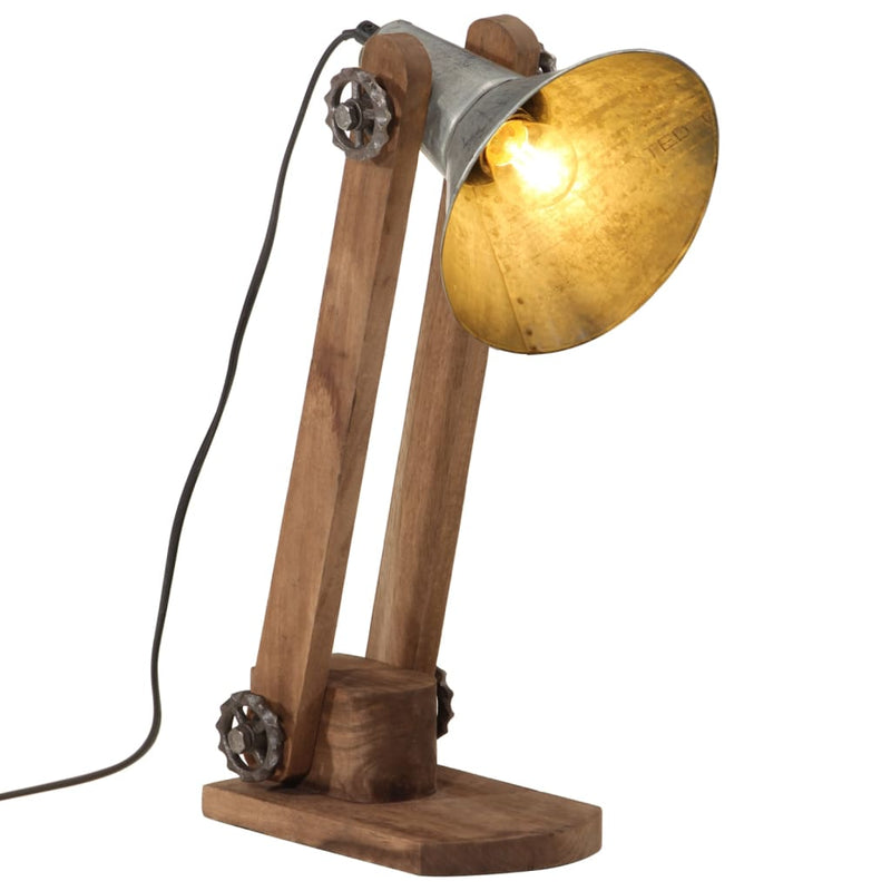 Load image into Gallery viewer, Vidaxl bureaulamp 25 w e27 23x13x52 cm vintage zilverkleurig
