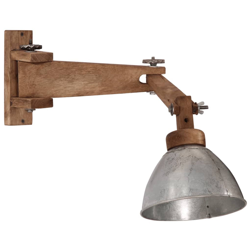 Load image into Gallery viewer, Vidaxl wandlamp 25 w e27 vintage zilverkleurig
