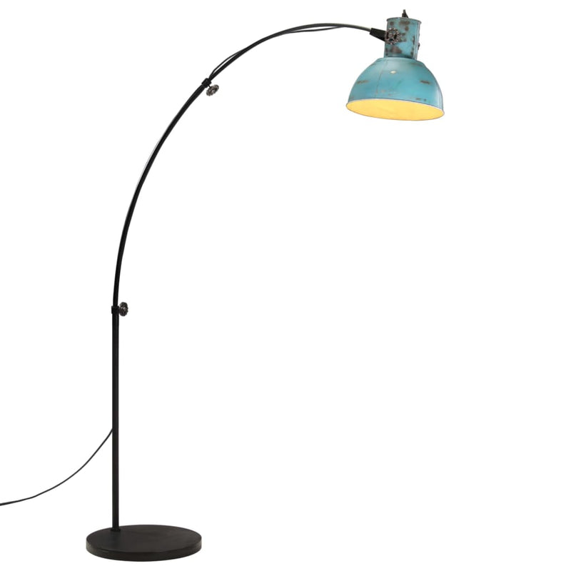 Load image into Gallery viewer, Vidaxl vloerlamp 25 w e27 150 cm verweerd blauw
