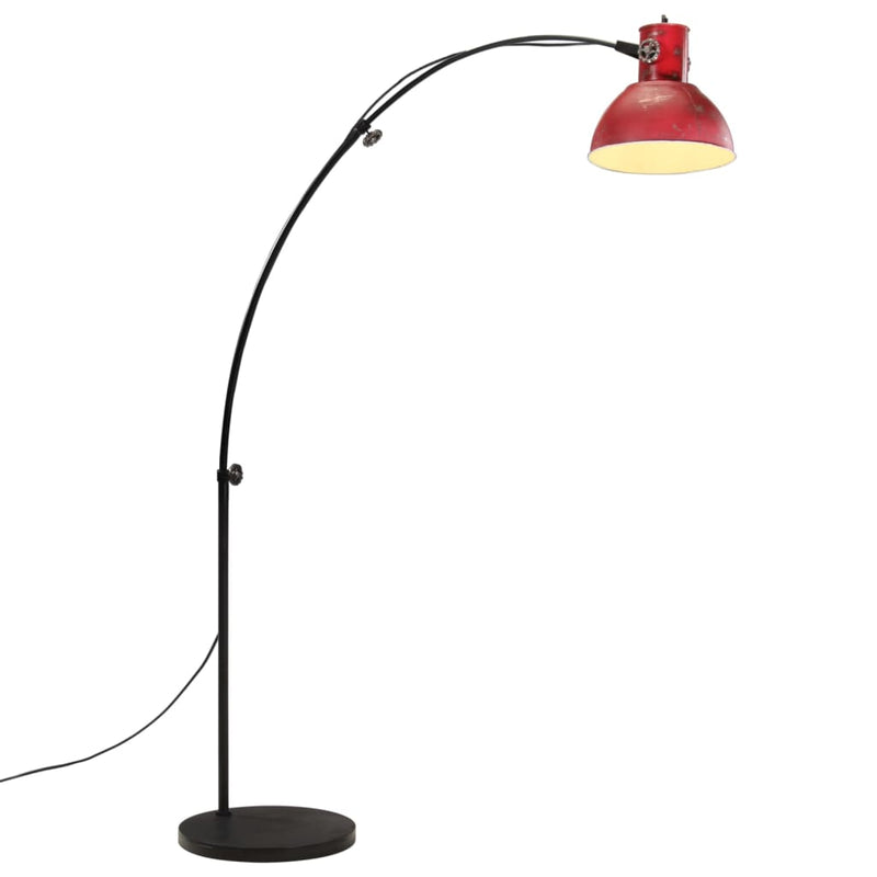 Load image into Gallery viewer, Vidaxl vloerlamp 25 w e27 150 cm verweerd rood
