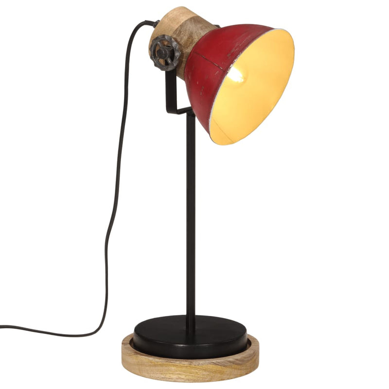 Load image into Gallery viewer, Vidaxl bureaulamp 25 w e27 17x17x50 cm verweerd rood
