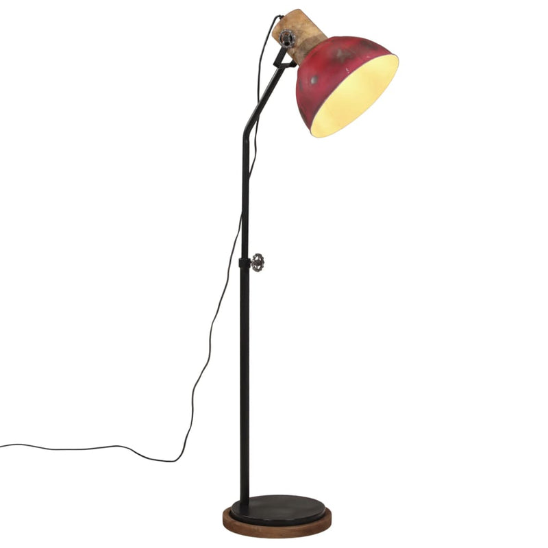 Load image into Gallery viewer, Vidaxl vloerlamp 25 w e27 30x30x100-150 cm verweerd rood
