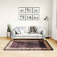 Vidaxl vloerkleed wasbaar anti-slip 120x170 cm zwart en goudkleurig