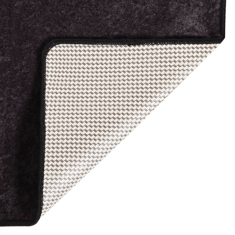 Load image into Gallery viewer, Vidaxl vloerkleed wasbaar anti-slip 150x230 cm antracietkleurig
