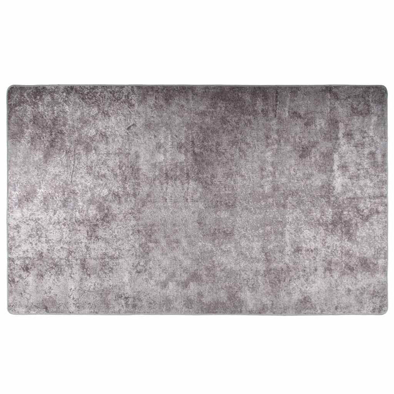 Load image into Gallery viewer, Vidaxl vloerkleed wasbaar anti-slip 120x170 cm grijs
