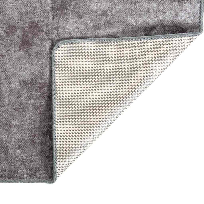 Load image into Gallery viewer, Vidaxl vloerkleed wasbaar anti-slip 120x170 cm grijs
