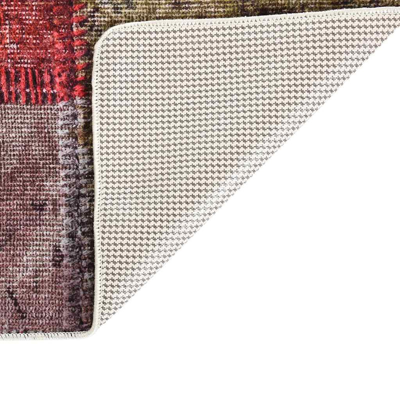 Load image into Gallery viewer, Vidaxl vloerkleed wasbaar anti-slip 150x230 cm patchwork meerkleurig
