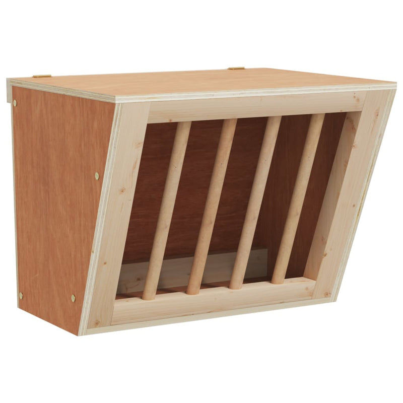 Load image into Gallery viewer, Vidaxl hooiruif voor konijnen 25x18,5x20,5 cm massief vurenhout
