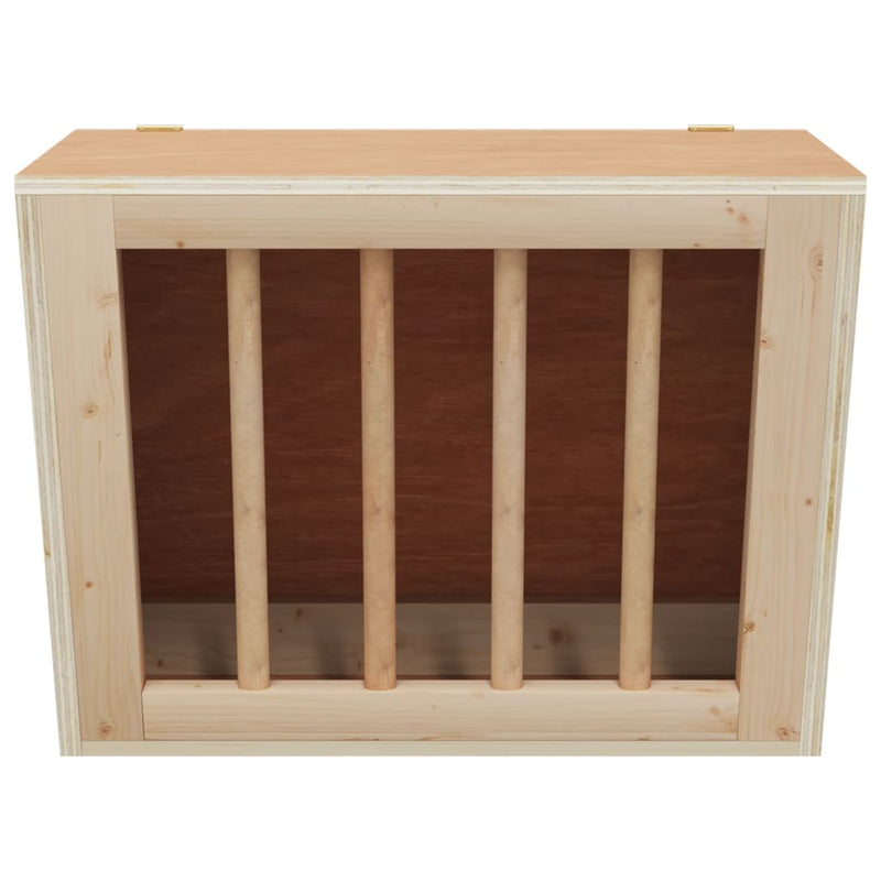 Load image into Gallery viewer, Vidaxl hooiruif voor konijnen 25x18,5x20,5 cm massief vurenhout
