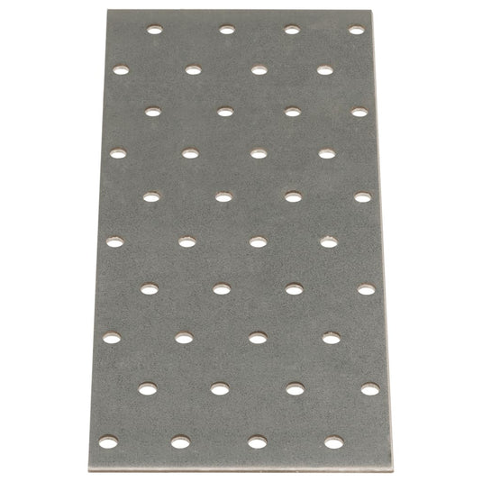 VidaXL Platen geperforeerd 40 st 2 mm 200x80 mm gegalvaniseerd staal