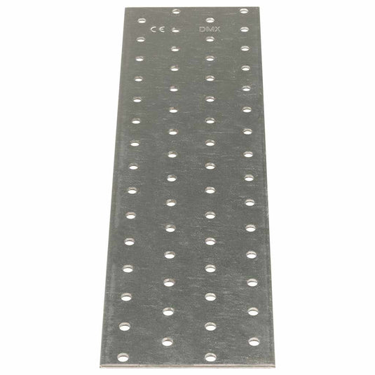 Vidaxl platen geperforeerd 20 st 2 mm 300x80 mm gegalvaniseerd staal