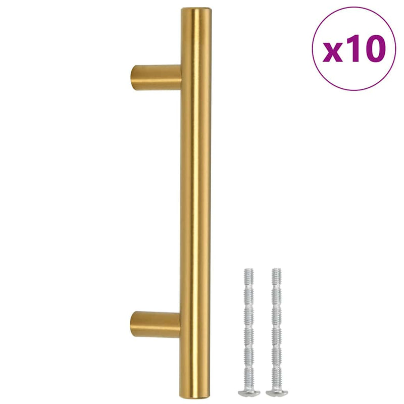 Load image into Gallery viewer, Vidaxl handvatten 10 st hartafstand 96 mm totale lengte 150 mm goud
