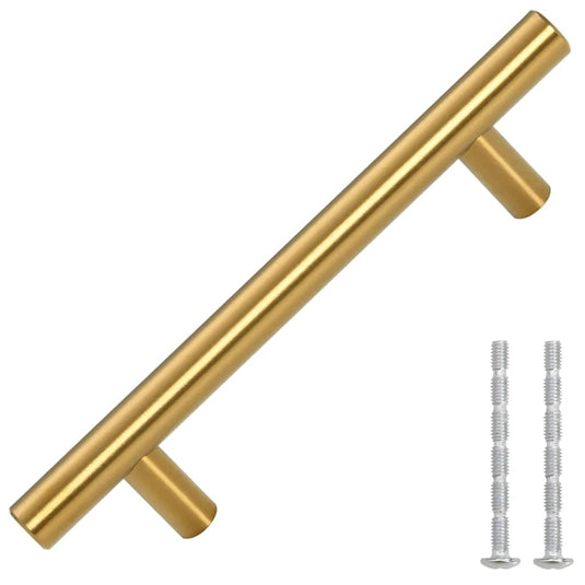 VidaXL Handvatten 10 st 96 mm roestvrij staal goudkleurig