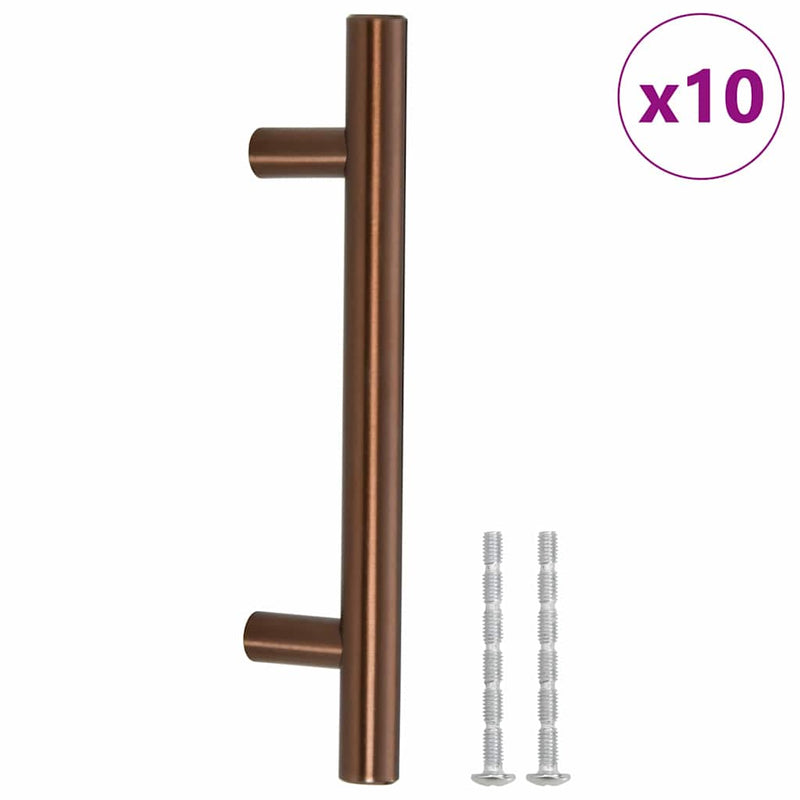 Load image into Gallery viewer, Vidaxl handvatten 10 st 96 mm roestvrij staal bronskleurig
